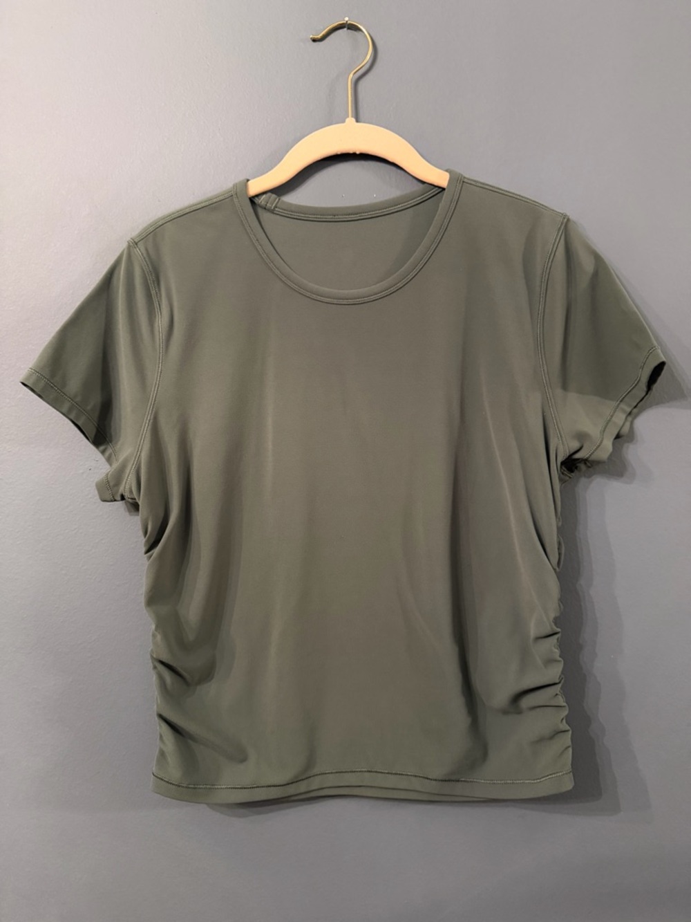 Lululemon Short Sleeve Ruched Tee